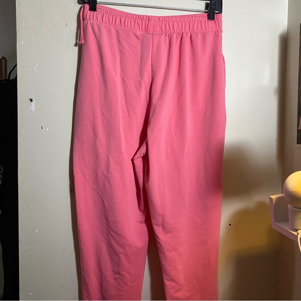 Pink Elastic Waist Lounge Pants